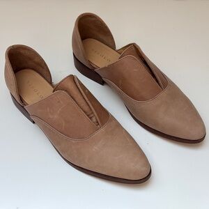 Nisolo Emma Light Brown Leather Slip-Ons